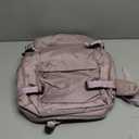 SHRRADOO Travel Laptops Backpack for Women Men, Casual Work Bag 17inch High School College Backpack Airline Approved Backpack for Hiking Business (Pink khaki)
