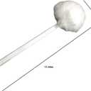 4-Pack Toilet Brush, Soft Polyester Fiber Brush Head Long Handle Cleaning Brush for Bathroom Toilets