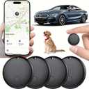 Mini GPS Tracker for Vehicles, Hidden Tracking Device for Vehicles, Car Tracker No Subscription Work with Find My (iOS Only), Vehicle Tracker with Audio for Kids, Dogs, Key, Luggage, Bag (4)