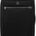 Travelpro Platinum Elite Softside Expandable Checked Luggage, 8 Wheel Spinner Large Suitcase, TSA Lock, Men and Women, Shadow Black, Checked Large 29-Inch