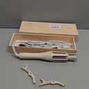 Automatic Hair Curler, 1 1/4 Inch Rotating Curling Iron with 3 Temp, 500 Million Ionic, 2-Way Rotation,10S Fast Heating, Anti-Scald, Anti-Tangle Rotating Curling Wand for Long Hair (White)