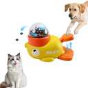 Duck Treat Dispenser for Dogs to Train Problem-Solving Skills,Dog Slow Feeder Puzzle Toy Prevents Bloating, Interactive Treat Dispensing Toy for Small Cats, Dogs, Other Pets