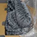 Bedsure GentleSoft Heated Blanket Electric Throw - Soft Ribbed Flannel Electric Blanket, Heating with 4 Time Settings, 6 Heat Levels, 3 hrs Timer Auto Shut Off, Gifts for Grandma (50x60 inches, Grey)