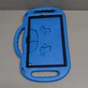 AVAWO Kids Case for Samsung Galaxy Tab A11+ Plus/A9+ Plus 11 Inch Case, with Strap, Shockproof Lightweight Handle Stand 2025/2023 Model with Lanyard, Blue