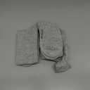 COTTON DAY Women's Soft Combed Cotton Knee High Long Calf Dress Socks Seamless Toe Black White Gray Navy Blue Brown (6-9, Plain Lt.gray)