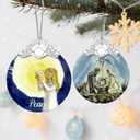 Stained Glass Ornament, Peace Angel Christmas Ornaments, Christmas Decorations for Tree, Holiday Ornament, Holiday Party Gifts, Gift Ideas & Xmas Gift - Peace Angel