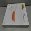 COOKLIFE 10.25 Inch Lightweight Enameled Cast Iron Frying Pan - Toxin-Free - Oven Safe up to 500 F or on Stovetop - Cast Iron Skillet for Cook, Bake - Antique White