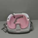 Ingenuity Baby Base 2-in-1 Booster Feeding and Floor Seat with Self-Storing Tray - Peony