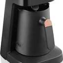 Arzum Okka Jet Automatic Turkish Coffee Maker, 5 cups, Black/Copper (OK0017-UL), 400 watts, Black/Copper