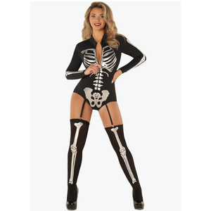 Morph Costumes Skeleton Bodysuit - Women's Halloween Costume, Size XL