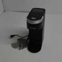 CHULUX Slim Single Serve Coffee Maker for K Cup, Mini Travel One Cup Coffee Machine for Home, Desk, Kitchen and Bedroom, Fits Travel Mug, Black