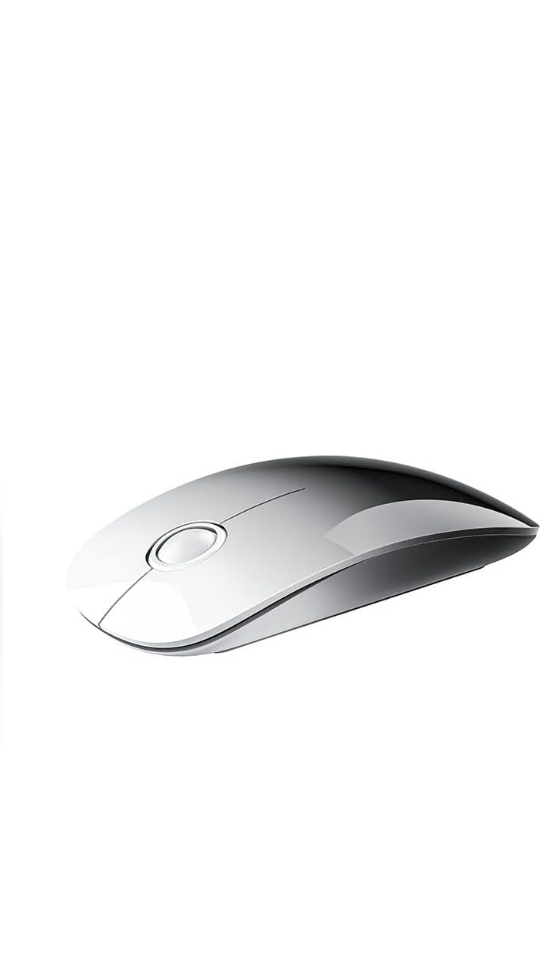 Bluetooth Wireless Mouse - (BT5.1+USB) Dual Connectivity, Quiet Click, Low Power, and 1600 DPI, Portable Cordless Mouse for Laptop, MacBook Pro/Air, iPad