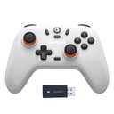GameSir Nova Lite 2.4g Wireless Controller for Windows PC, iPhone, Android, Switch & Steam Deck, Bluetooth Controller Gamepad with Hall Effect Trigger,Turbo,Rumble Vibration(White)