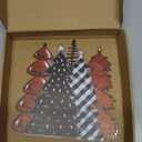 Christmas Paper Towel Holder, Red Truck Christmas Decor, Buffalo Plaid Christmas Tree Towels Paper Holder for Kitchen Countertop Bathroom Home Farmhouse, Winter Holiday Decoration Replaceable 2 Panels