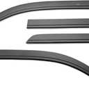 Husky Liners Low Profile Ventvisor Rain Guards | Fits 2019-2026 Ram 1500 (Includes TRX), Crew CAB ONLY | Front & Rear, 4-pc Smoke - 2864064