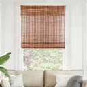 CHICOLOGY Bamboo Blinds , Bamboo Shades , Roman Shades for Windows , Roman Window Shades , Window Shades for Home , Bamboo Shades for Patio , Blinds & Shades , Window Shade , 27"W X 64"H, Beaver