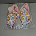 Easter Door Sign - Bunny Ears Bow Welcome Wall Signs Door Wreath Sign Hanging for Home Wall Party Outdoor Indoor Supply Decor Gifts 1511.8 Inch