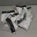 5 x Nxtrnd Core Men's Compression Shorts, Performance Tights, Sportswear for Football (White, XL)