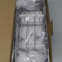 Cisily Silver Sponge Holder for Kitchen Sink, Sink Caddy Organizer with High Brush Holder, Kitchen Countertop Organizers and Storage Essentials, Rustproof 304 Stainless Steel, Soap Dispenser Organize