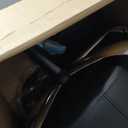 Boss Office Products Be Well Medical Spa Drafting Stool with Back, Black