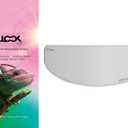ULOOK Nano Antifog Technology, Universal Full Face Motorcycle Helmet Visor, Ultra High Clarity (Flat, Photochromic)