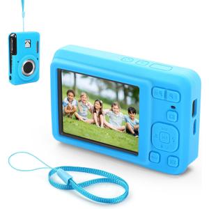 Protective Cover Silicone Case for KODAK PIXPRO FZ55, Digital Camera Pouch Sleeve Protector Cover Travelling Case (Blue)
