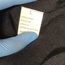 Women's Sweater Dress Crochet Ribbed Knit Ruffle Hem Flared Long Sleeve Mock Neck Mini Dress, L