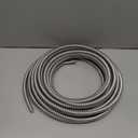12/2 MC Cable with Ground 50 FT, 12 Gauge 2 Conductors Electrical Wire with Aluminum Armor, Solid Pure Copper Cable for Indoor and Outdoor Underground Installation, UL Listed