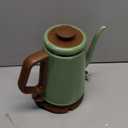 DmofwHi Gooseneck Electric Kettle(1.0L), 100% Stainless Steel BPA Free Classic Pour Over Coffee Kettle | Tea Kettle - Green