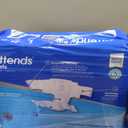 Attends Adult Incontinence Disposable Briefs, Large, 44"-58" Waist with Tab Closures, Maximum Absorbency Core and Breathable Materials, 72ct Case
