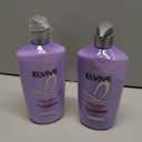 L'Oreal Paris Elvive Hyaluron Plump Shampoo and Conditioner Set for Dehydrated, Dry Hair with Hyaluronic Acid Care Complex, 1 Kit (2 Products)