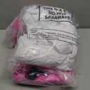 Windyun 2 Sets Kids Air Mattress Bulk with Fitted Sheet,Toddler Inflatable Bed 63 x 27 x 8 Inches Blow up Airbed Camping Sleeping Pad for Aged 3-10 Years Old Birthdays Slumber Sleepover Party (White)