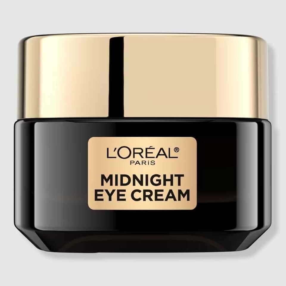 L'Oreal Paris Age Perfect Cell Renewal Midnight Eye Cream, Anti-Aging, Dark Circle Reduction, Wrinkle Reduction, 0.5 fl oz, Unscented, Cream, Lightweight, Moisturizing, Contains Vitamin E