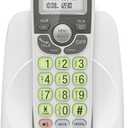VTech Cordless Phone with DECT 6.0, Full-Duplex Speakerphone, Lighted Display, Backlit Keypad, Caller ID/Call Waiting, Volume Control, Hearing Aid Compatible, Wall Mount | VG131 (White)