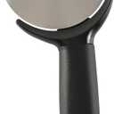 SizzleDelite 9-Inch Pizza Cutter - Premium Stainless Steel pizza cutter with Sharp Blade, Non-Slip Handle, Dishwasher Safe, Perfect for Large & Small Pizzas (Black)