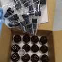 Small Amber Glass Spray Bottles For Essential Oils, 2oz Empty Fine Mist Mini Spray Bottles, Set of 16