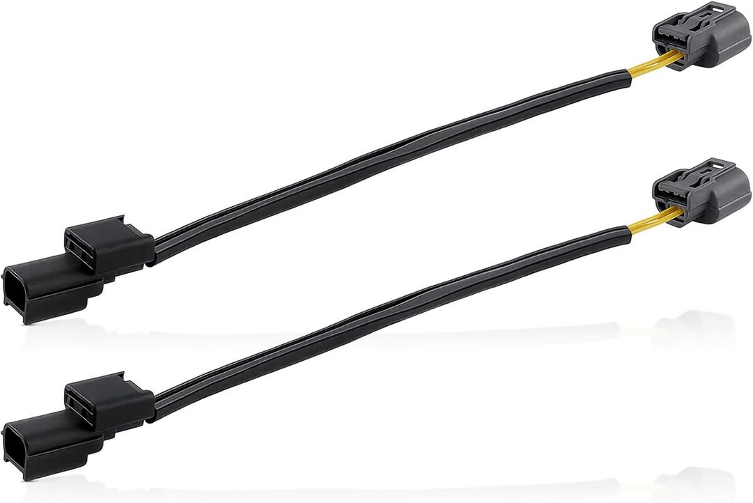 LED DRL Adapter Harness Connector Compatible with Honda Accord 4cyl 2013-2015 with High Beam Headlight Swap DRL to Parking Light Connector Pigtail 2Pcs Replace 7282-2090-30