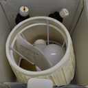 PUSU 2 Pack Cordless LED Gold Table Lamps, Rechargeable 4000mAh 3 Way Dimmable Bedside Small Lamp with Fabric Shade, Lighting for Bedroom, Kids Room, Bathroom, Kitchen, Decor, Gift, Night Light