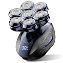 Head Shavers for Bald Men: Upgraded Detachable Head Shaver - IPX7 Waterproof Wet or Dry Electric Razor for Men - 7D LED Display Rechargeable Shaving Grooming Kit with Type-C Charge