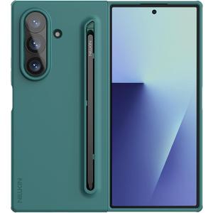 Nillkin for Samsung Galaxy Z Fold 7 Case with Stylus Pen [Superior Liquid Silicone] [Wireless Charging] [S Pen Holder Slot] Shockproof Slim Phone Case Cover with Pen for Galaxy Z Fold 7, Green
