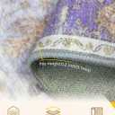 RELEANY Washable Area Rug, 5'x8', Purple