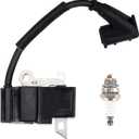 Ignition Coil 1133 400 1350 with Spark Plug for Stihl MS 270 280 MS270 MS270C MS270Z MS280 MS280C MS280Z Chainsaw 0000 400 7011
