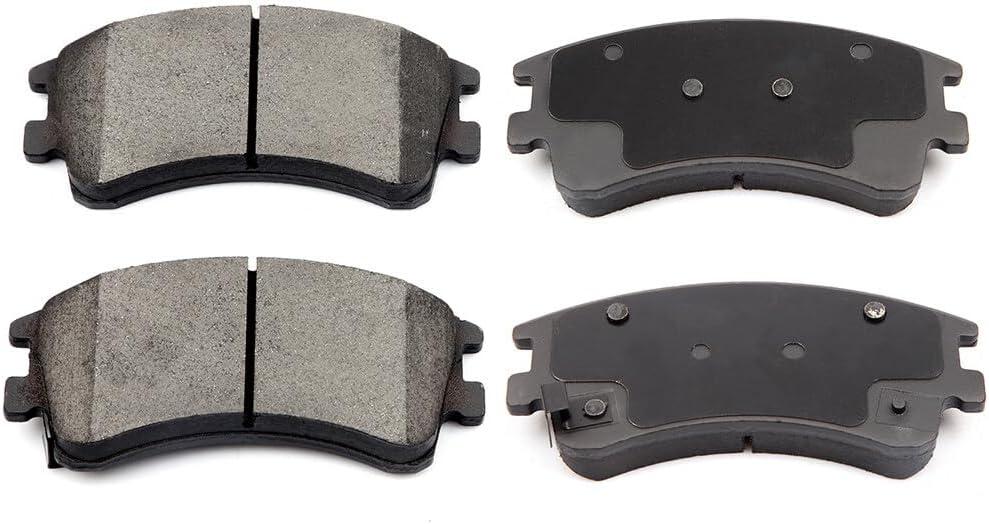 INEEDUP Ceramic Disc Brake Pads Set Front For Mazda 6 2003-2005 D957(4PCS), 066604-5208-1830585384