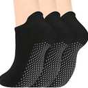 Olreco Grip Socks for Women Men Pilates Yoga Socks for Women Non Slip Stockings Womens Barre Sock Gripper Hospital Sock Adult