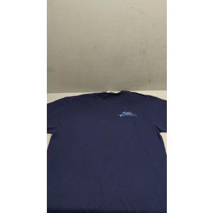 Star Furniture Mens Natural Script T-Shirt, L, Navy Blue