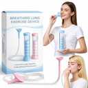 Lung Exerciser & Respiratory Muscle Trainer – Breathing Dumbbells for Lung Capacity Improvement, Abdominal Breathing & Pulmonary Fitness | Portable Breathing Exercise Device