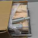 Pull Out Cabinet Organizer,Heavy-Duty Slide Out Shelf, Wood and Wire Basket, Pull Out Drawer for for Kitchen Under Sink Space, Pantry, Bathroom, 2 Tie 14 * 21 in