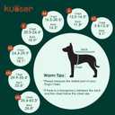 Kuoser Dog Jackets for Small Dogs, Warm Dog Coat with Harness Built in, Puppy Winter Jacket Pet Clothes for Cold Weather, Reflective Waterproof Doggie Winter Vest for Pug Dachshund, Purple S (S (Chest Girth: 12.6-16.5''))