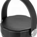 Linkidea Wide Mouth Water Bottle Lid with Handle Compatible with Hydro Flask Wide Mouth 12/16/18/20/32/40/64oz, Waterbottle Replacement Wide Mouth Flex Cap (Black)