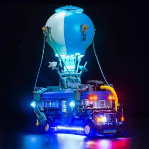 Upgraded Led Light Kit Compatible with Lego Fortnite Battle Bus Building Set, Lights Decoration Compatible with Lego 77073 (Model Not Included)